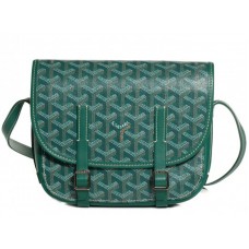 Goyard Chevron Belvedere PM Messenger Bag Groen