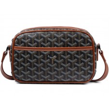 Goyard Chevron Sac Capvert Zwartbruin
