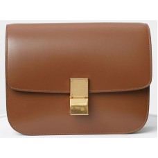 Celine Medium Classic Tas in Doos Kalfsleer Camel 1641732