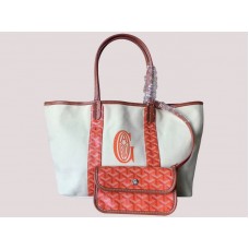 Goyard Anjou Omkeerbare canvas draagtas Mm Oranje H-gotogg3456s5