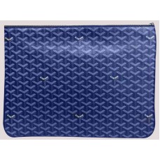 Goyard Chevron Senat Pochette Gm Blauw sar0201491