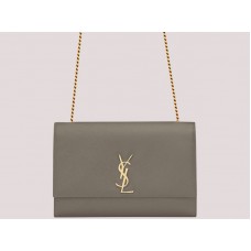 Saint Laurent YSL Large Kate Chain Bag Grijs H-yslshsg073330md2