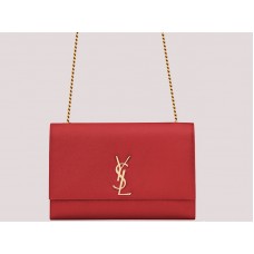 Saint Laurent YSL Large Kate Chain Bag Rood H-yslshsg073330md4