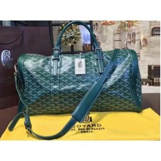 Goyard Goyardine Croisière 35 groen met groene lederen bekleding 2308-3