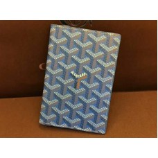 Goyard Goyardine Paspoorthouder Blauw