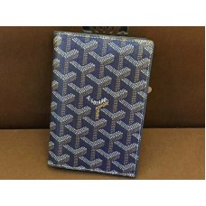 Goyard Goyardine Paspoorthouder Lichtblauw