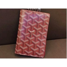 Goyard Goyardine Paspoorthouder Rood