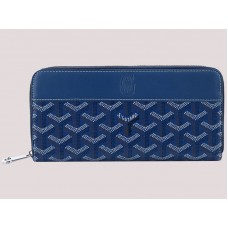 Goyard Goyardine Matignon Portemonnee Blauw