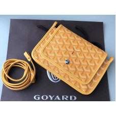Goyard Goyardine Plumet Crossbody Portemonnee Geel