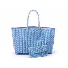 Goyard Goyardine Saint Louis GM lichtblauw