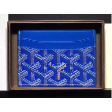 Goyard Goyardine Saint Sulpice Kaarthouder Lichtblauw