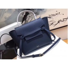 Celine Micro Belt Bag in generfd kalfsleer, blauw
