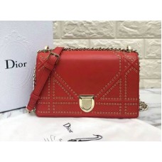 Dior Diorama Kalfsleren Tas Rood d0422-13