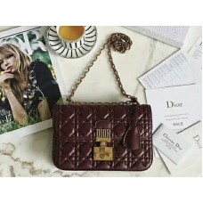 Dior Dioraddict tas van lamsleer bordeaux d58181