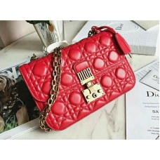Dior Dioraddict tas van lamsleer rood d58182