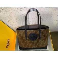 Fendi Fabric FF Shopping Tote Bag Zwart f041