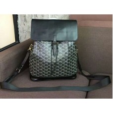 Goyard Goyardine Kalfsleren Alpin Rugzak Zwart