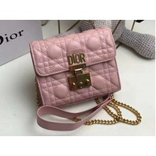 Dior Dioraddict Mini Lamsleren Tasje Roze