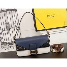 Fendi Baguette FF Crossbodytas Zwart Blauw