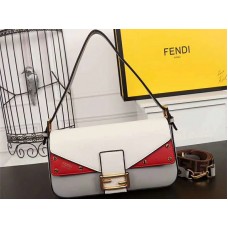Fendi Baguette FF Crossbodytas Rood Wit