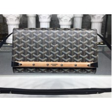Goyard Monte Carlo Clutch met riem PM Zwart
