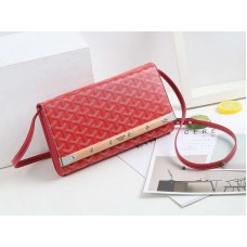 Goyard Monte Carlo Clutch met riem PM Rood