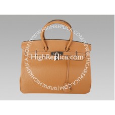 Hermes Birkin 35cm Togo leer bruin goud