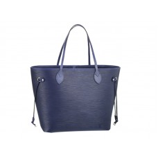 Louis Vuitton Neverfull MM van Epi-leer in donkerblauw