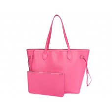 Louis Vuitton Neverfull MM van Epi-leer in roze