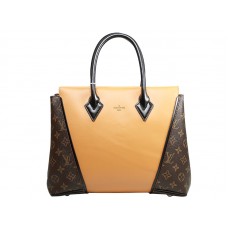 Louis Vuitton W-tas Monogram & Leer PM Camel