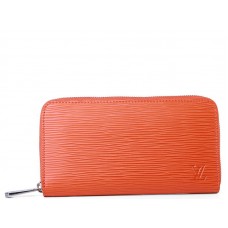 Louis Vuitton Epi lederen Zippy Organizer Oranje