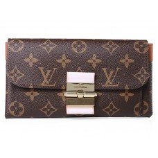 Louis Vuitton Monogram Elysee portemonnee in de kleur Camel.