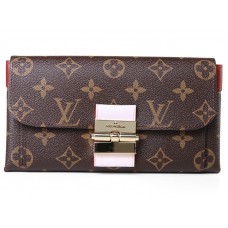 Louis Vuitton Monogram Elysee portemonnee rood