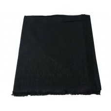 Louis Vuitton sjaal met luipaardprint, zwart