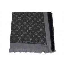 Louis Vuitton Monogram Ikat Sjaal Donkergrijs