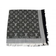 Louis Vuitton Monogram Ikat Sjaal Grijs