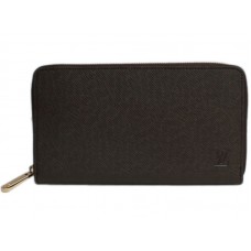 Louis Vuitton Taiga leren Zippy Organizer Choco
