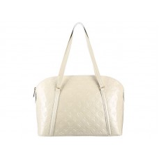 Louis Vuitton Monogram Vernis Avalon schoudertas met rits, beige