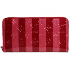 Louis Vuitton Monogram Vernis Rayures Zippy Portemonnee Pomm