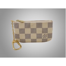 Louis Vuitton Damier Azur sleutel- en wisselgeldhouder