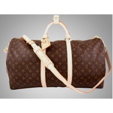 Louis Vuitton Monogram Keepall 60 met schouderband