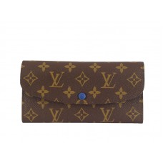 Louis Vuitton Monogram Emilie portemonnee blauw