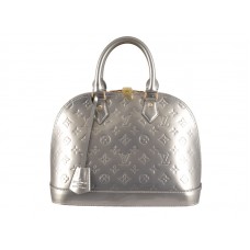 Louis Vuitton-monogram Vernis Alma zilver