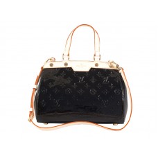 Louis Vuitton Monogram Vernis Brea Mm Zwart