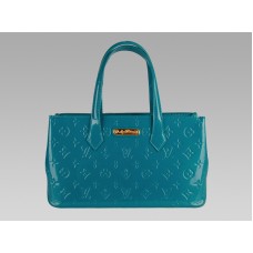 Louis Vuitton-monogram Vernis Whilshire Bld Bleu Galactic