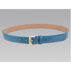 Louis Vuitton Monogram Vernis Bleu Galactic riem met gouden gesp