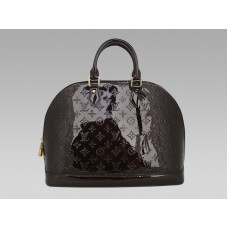 Louis Vuitton-monogram Vernis Alma Mm Amarante