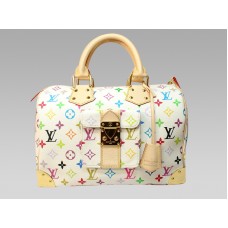 Louis Vuitton Multicolor Witte Speedy 30