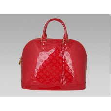 Louis Vuitton-monogram Vernis Alma GM Pomme Damour