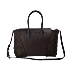 Louis Vuitton W Bag Pm Cuir Orferre Body en Veau Cachemire Sides Chocolate